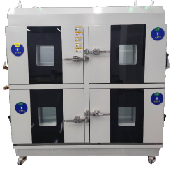 Four chamber high and low temperature test chamber